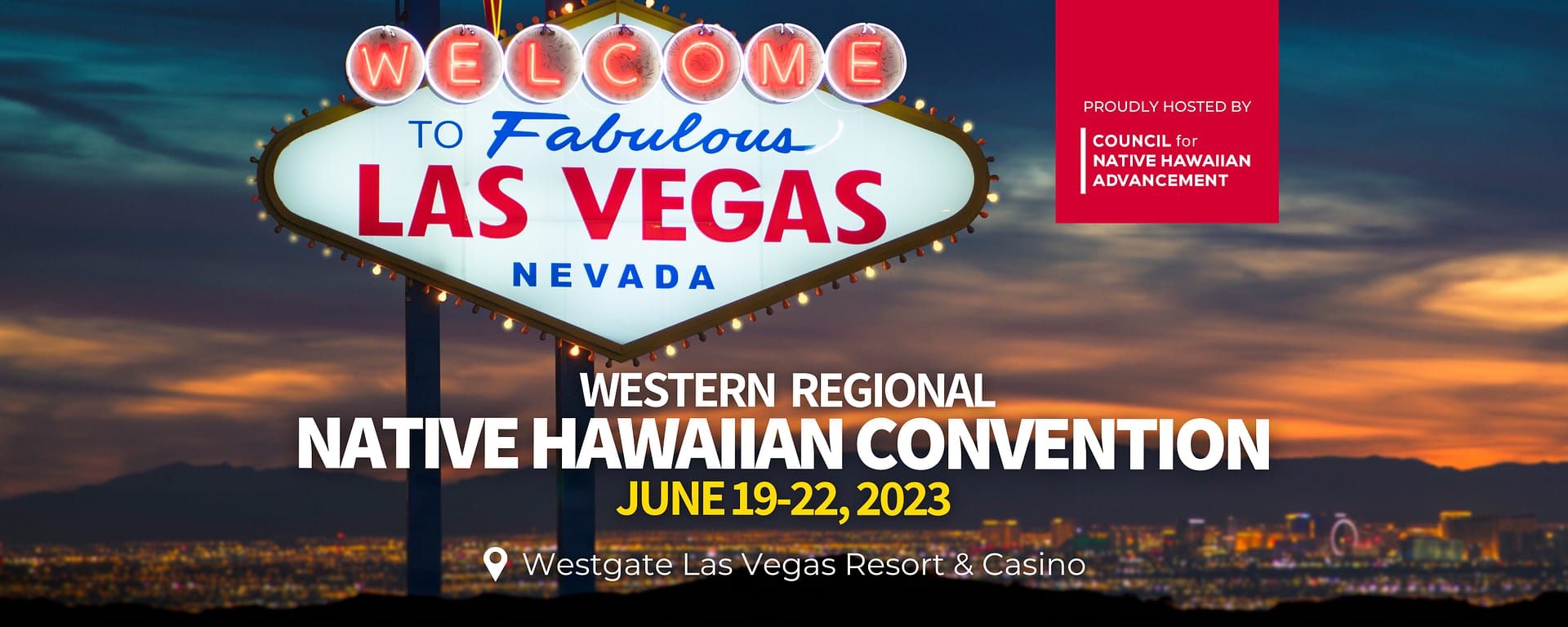 Western Regional Convention Las Vegas - Web Banner (2500 × 1000 px)