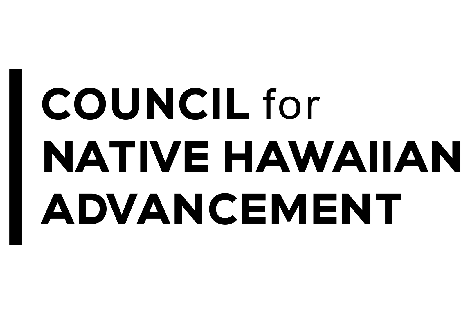 CNHA line logo - black