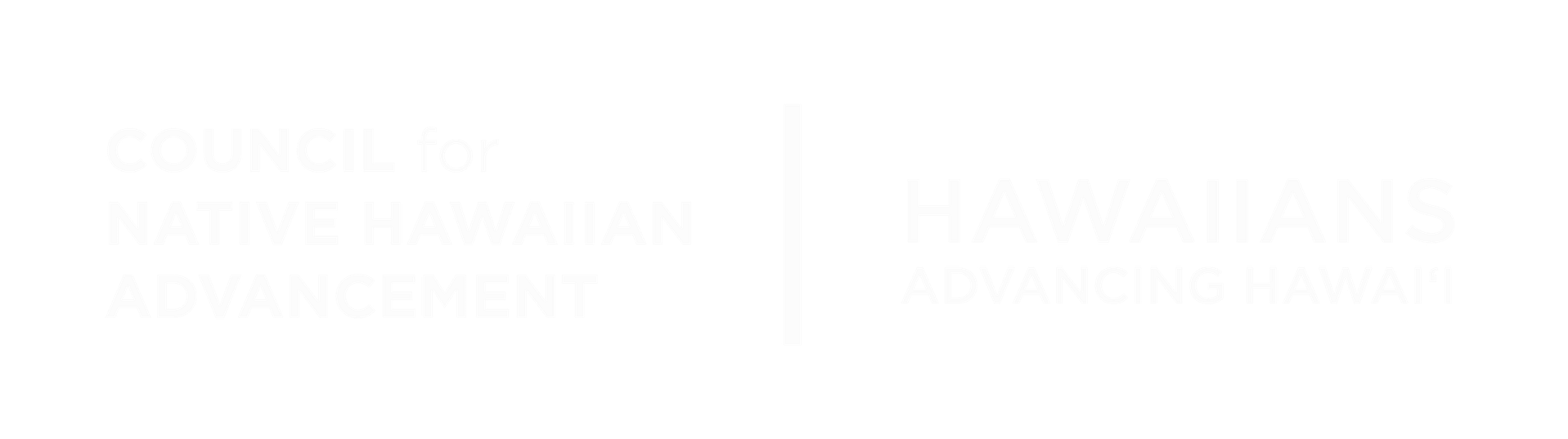 CNHA Line Logo - White