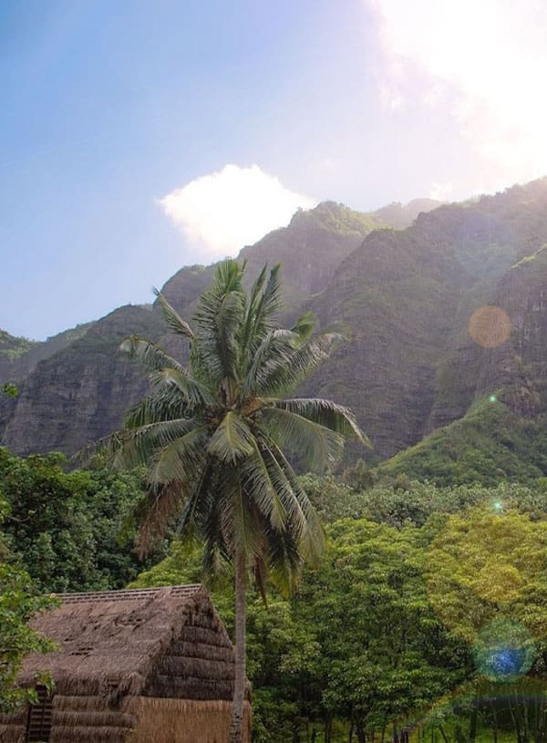 House by the mountain