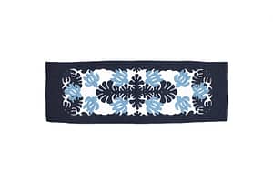 Quilted Table Runner – Navy
