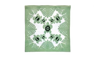 Quilted 60×60 Wall Hanging – Green