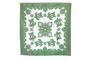 Quilted 80×80 Wall Hanging – Green