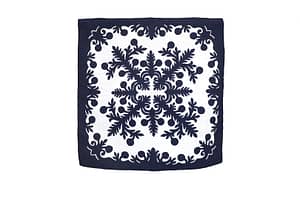 Quilted 60×60 Wall Hanging – Navy