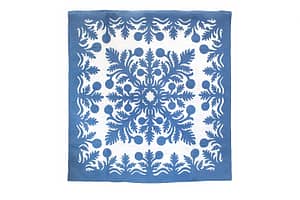 Quilted 80×80 Wall Hanging – Blue