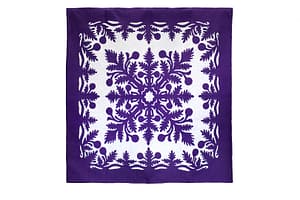 Quilted 80×80 Wall Hanging – Purple